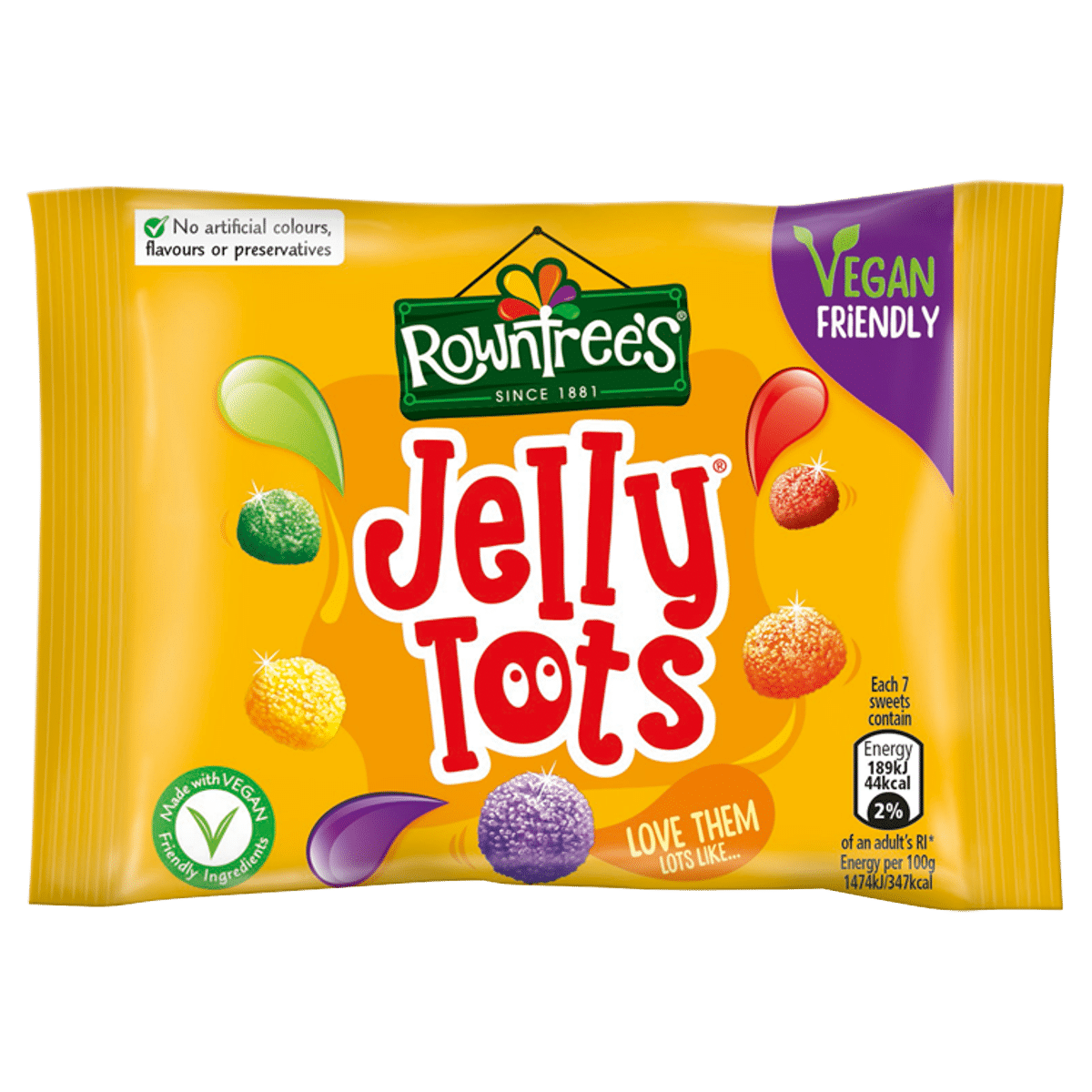 Rowntree’s Jelly Tots Sweets Bag 42g