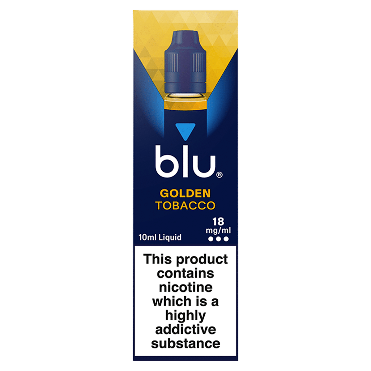 blu Golden Tobacco Liquid 18mg/ml 10ml