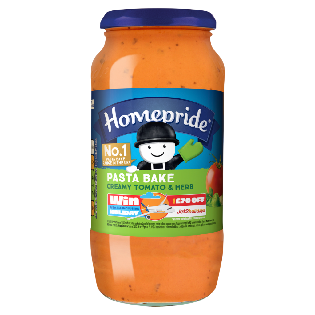 Homepride Pasta Bake Creamy Tomato & Herb 485g