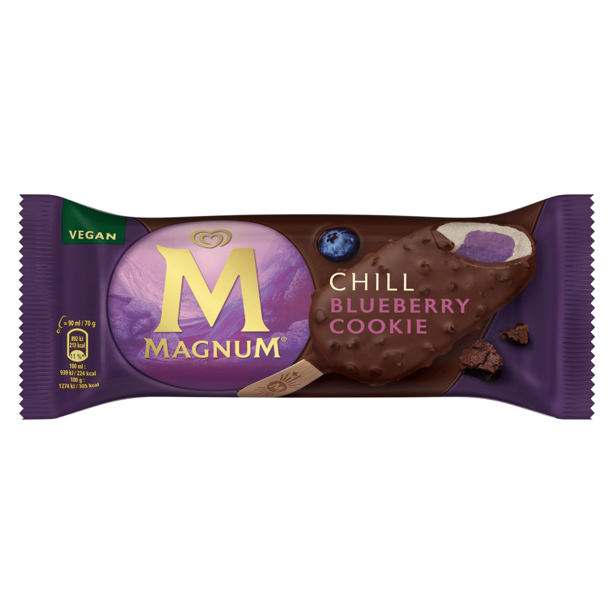 Magnum Chill Ice Cream Stick Blueberry Cookie 90ml
