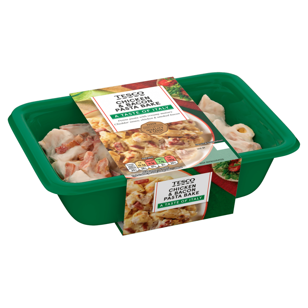 Tesco Chicken & Bacon Pasta Bake 400g