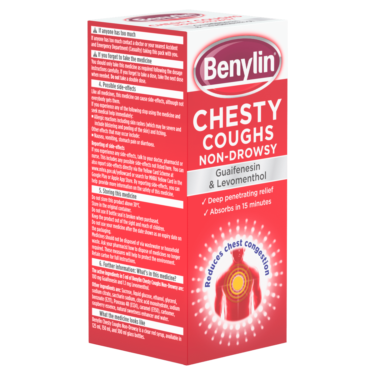 Benylin Chesty Coughs Non-Drowsy Syrup 150ml