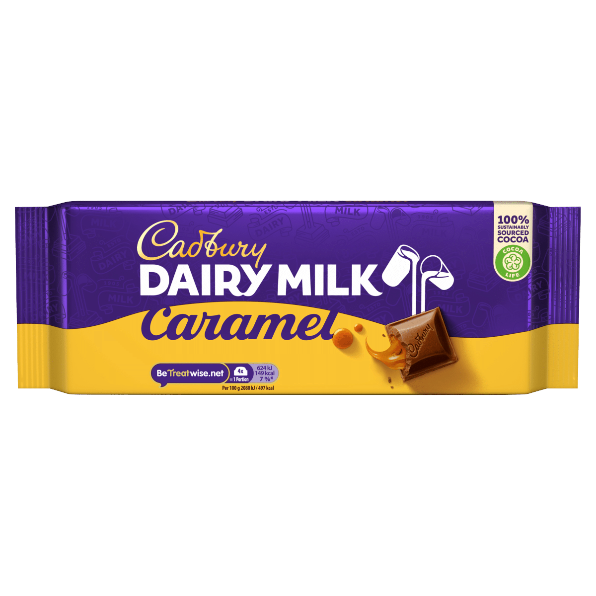 Cadbury Dairy Milk Caramel Chocolate Bar 180g
