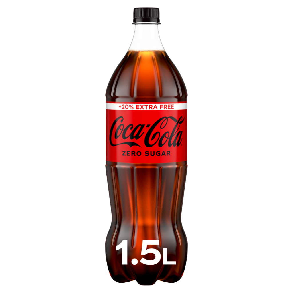 Coca-Cola Zero Sugar 1.5L (1.25L + 20% Extra Free)