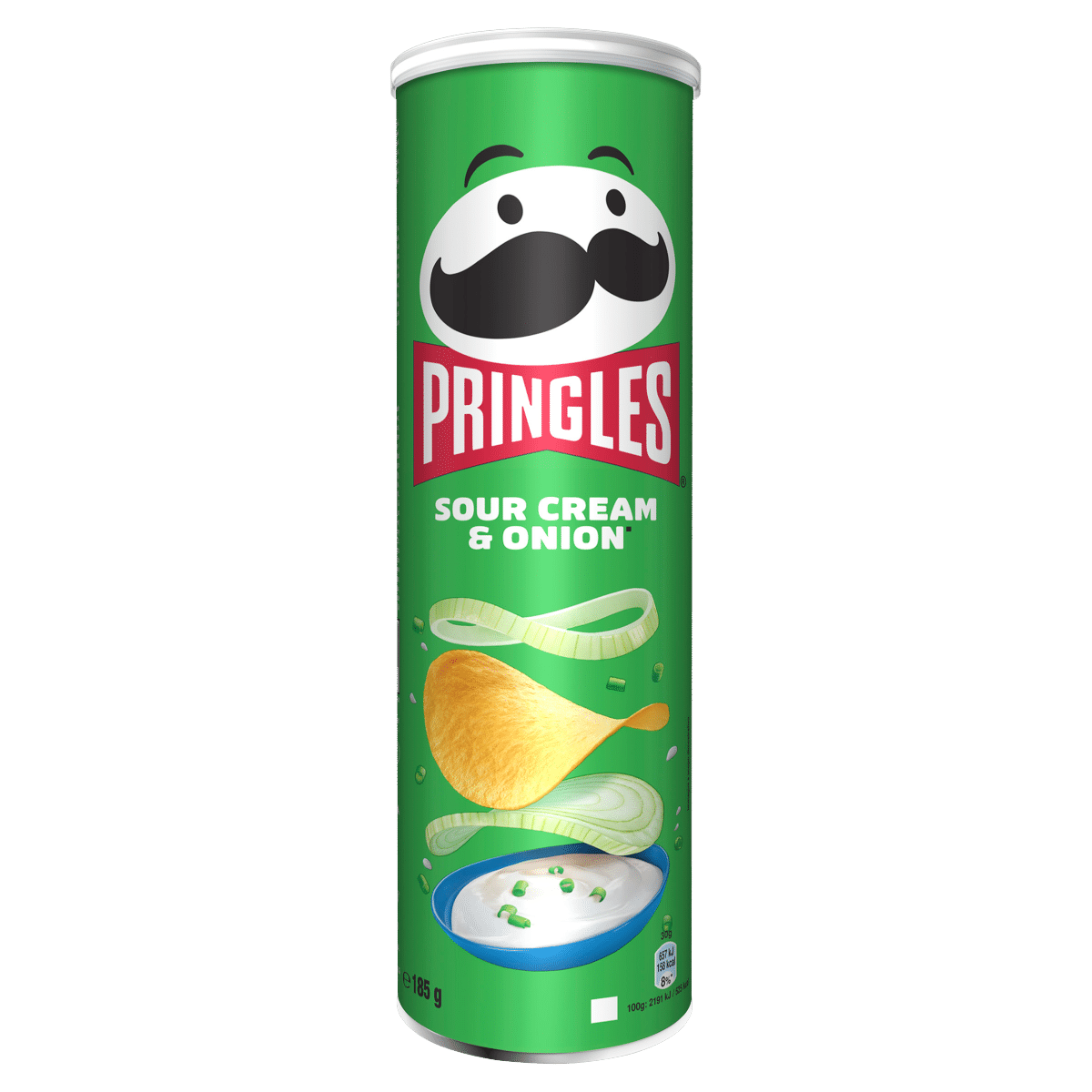 Pringles Sour Cream & Onion 185g