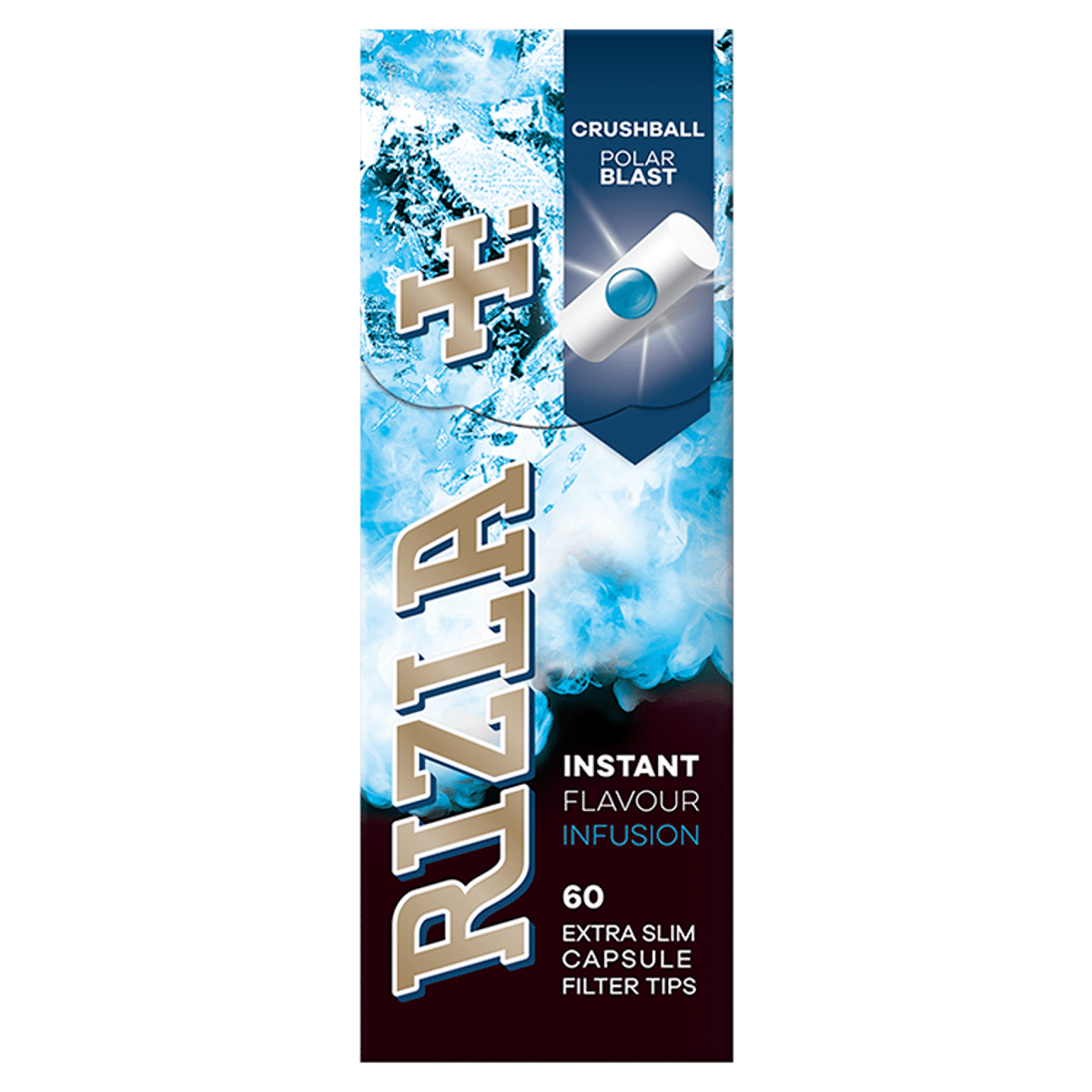 Rizla Polar Blast Extra Slim Tips 60s