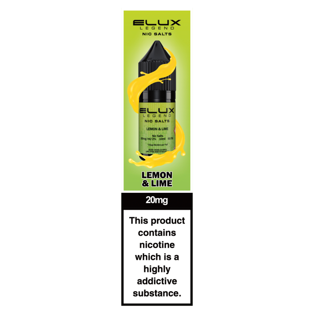 Elux Legend Nic Salts Lemon & Lime 20mg