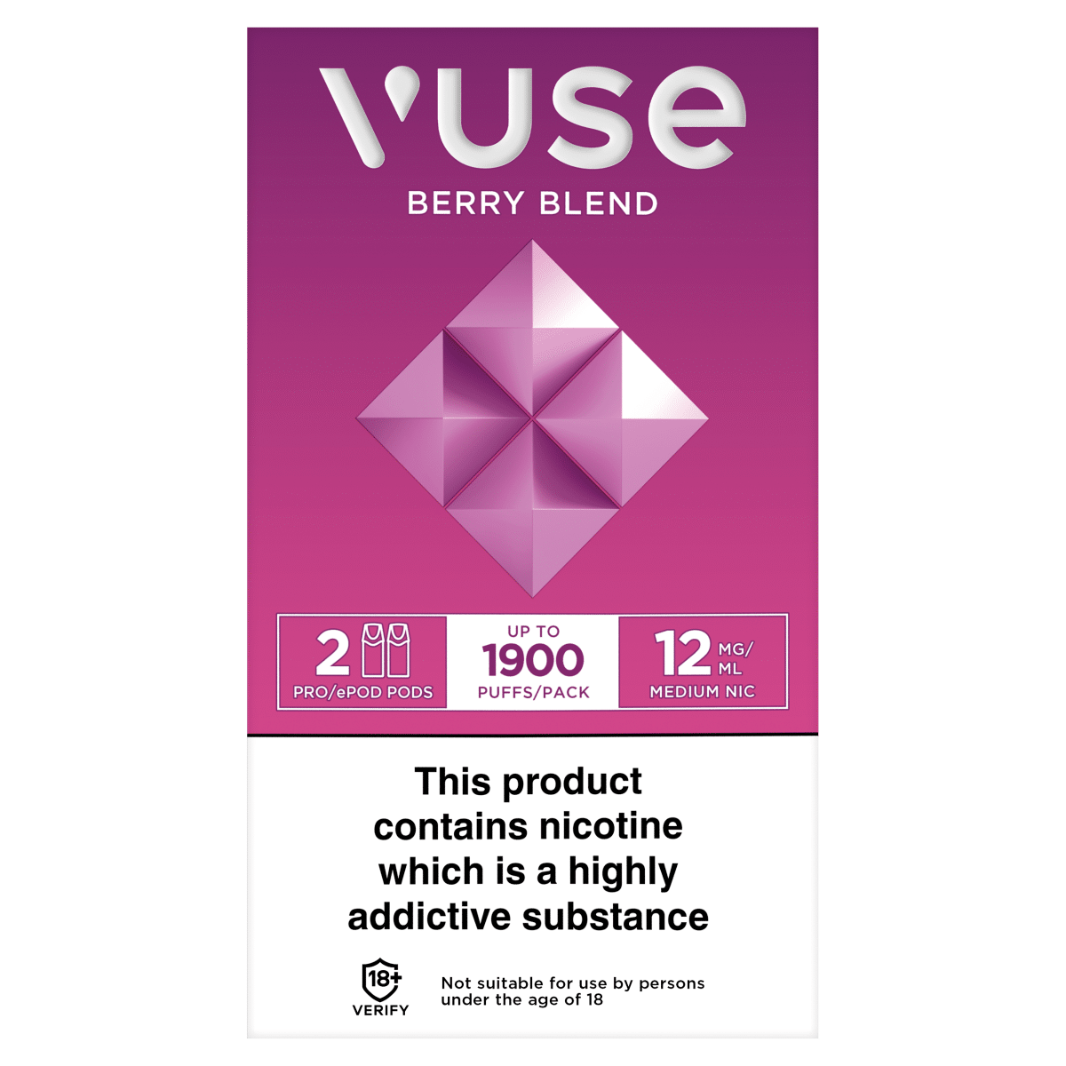 Vuse ePod Pods vPro Berry Blend 12mg/ml UK
