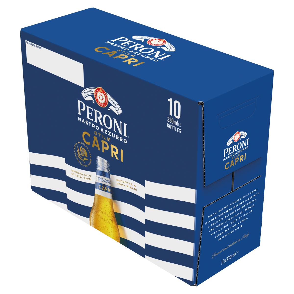 Peroni Nastro Azzurro Stile Capri 10 x 330ml