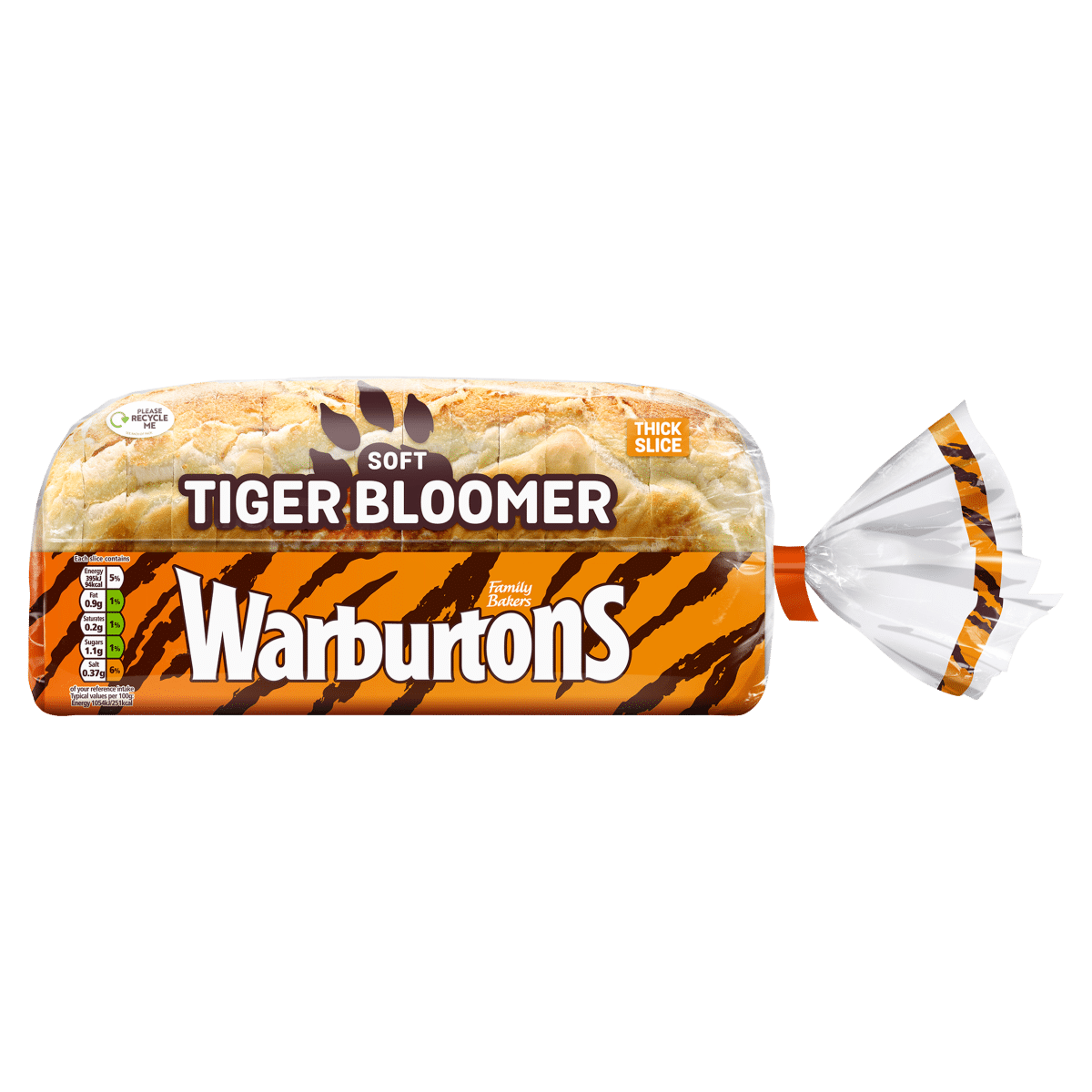 Warburtons Thick Slice Soft Tiger Bloomer 600g