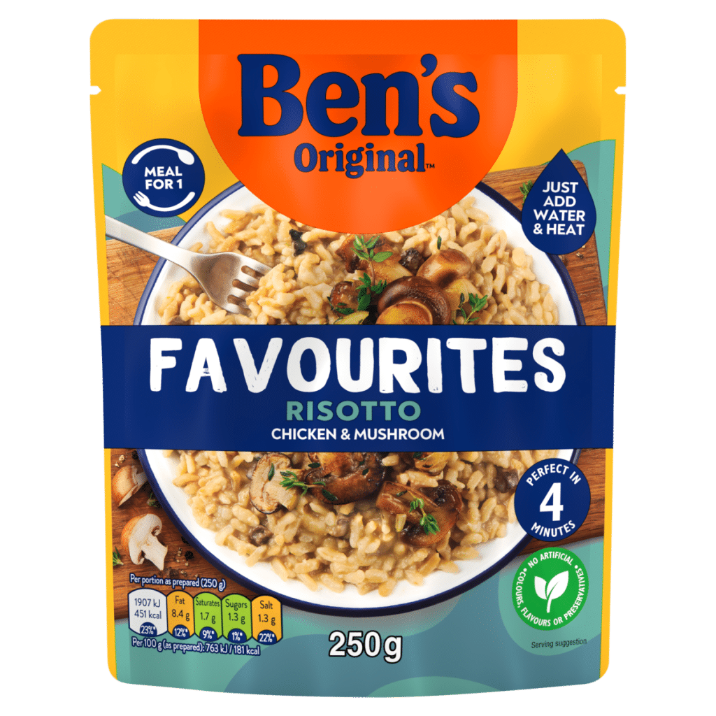 Ben’s Original Favourites Risotto Chicken & Mushroom 250g