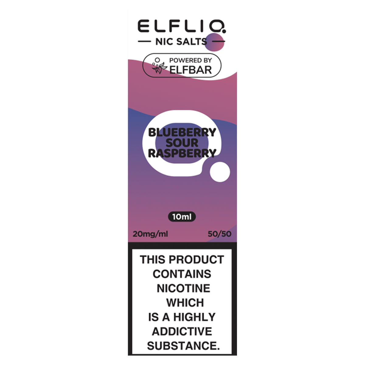 Elfliq Nic Salts Blueberry Sour Rasberry 10ml