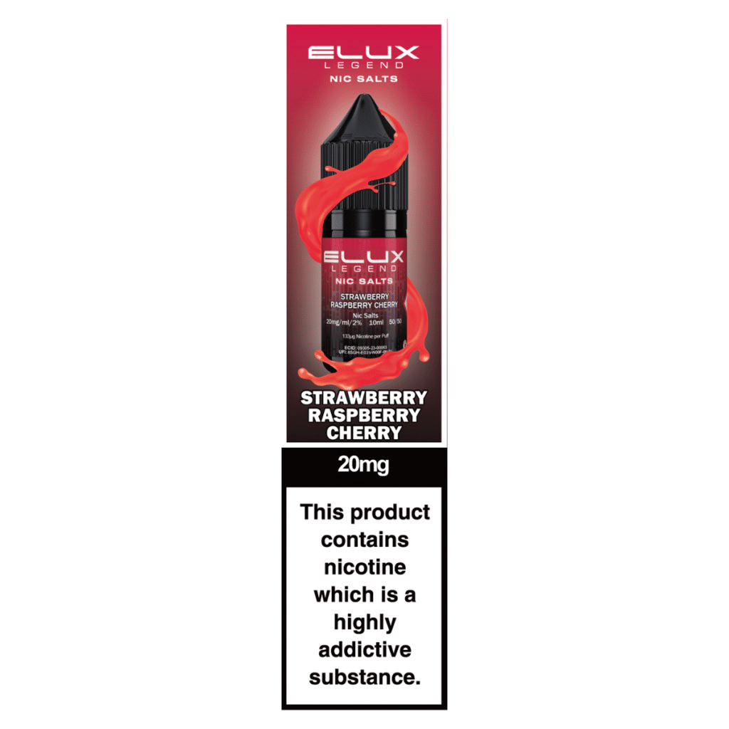 Elux Legend Nic Salts Strawberry Raspberry Cherry 20mg