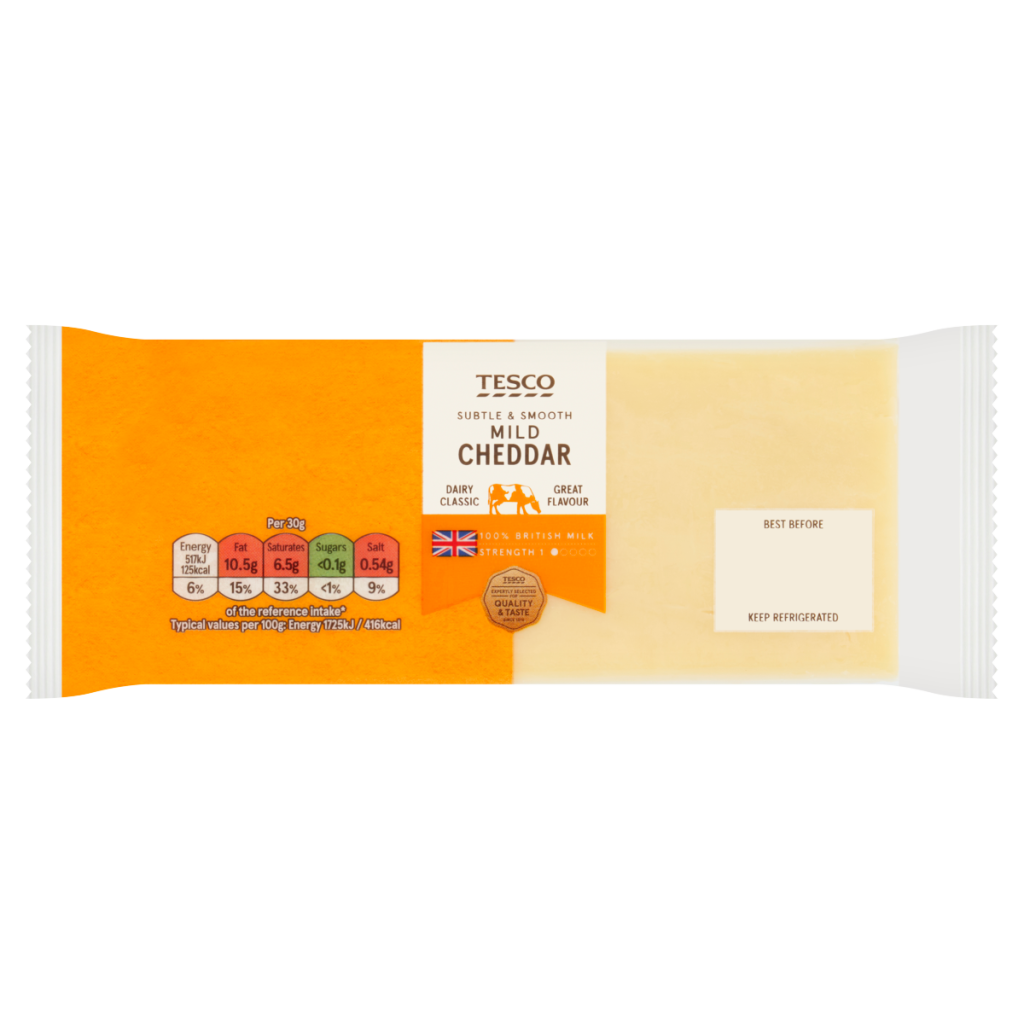 Tesco Mild Cheddar 400g