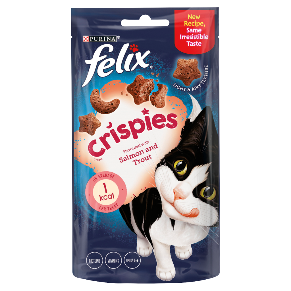 Felix Crispies Flavoured with Salmon and Trout 45g