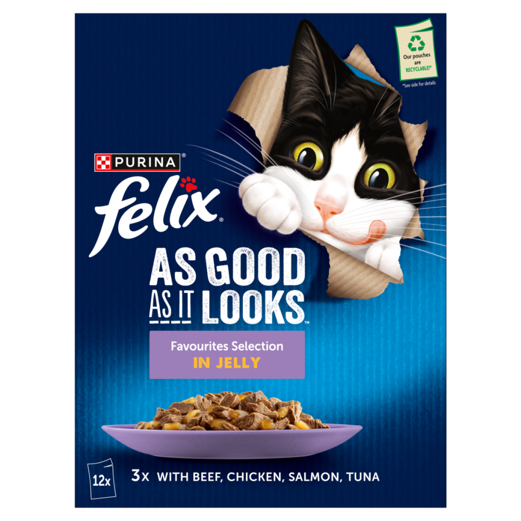 FELIX As Good As it Looks Favourites Selection Wet Cat Food 12x85g