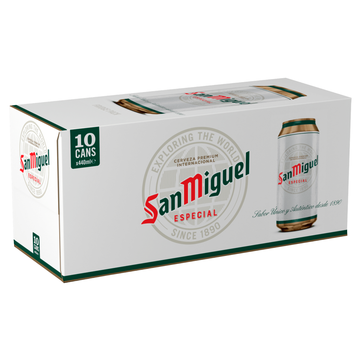 San Miguel Premium Lager Beer 10 x 440ml Cans