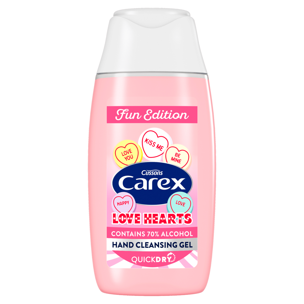 Carex Cleansing Hand Gel Love Hearts 50ml