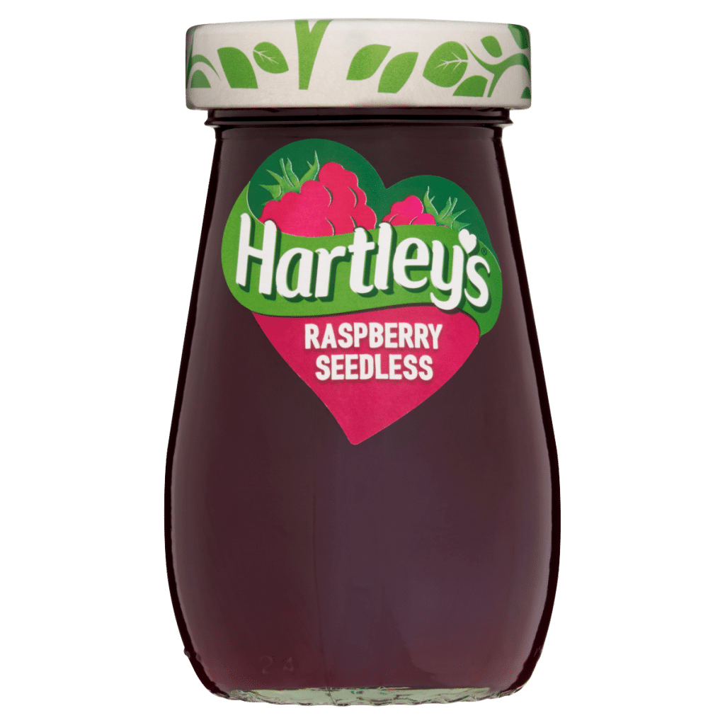 Hartley’s Raspberry Seedless 300g
