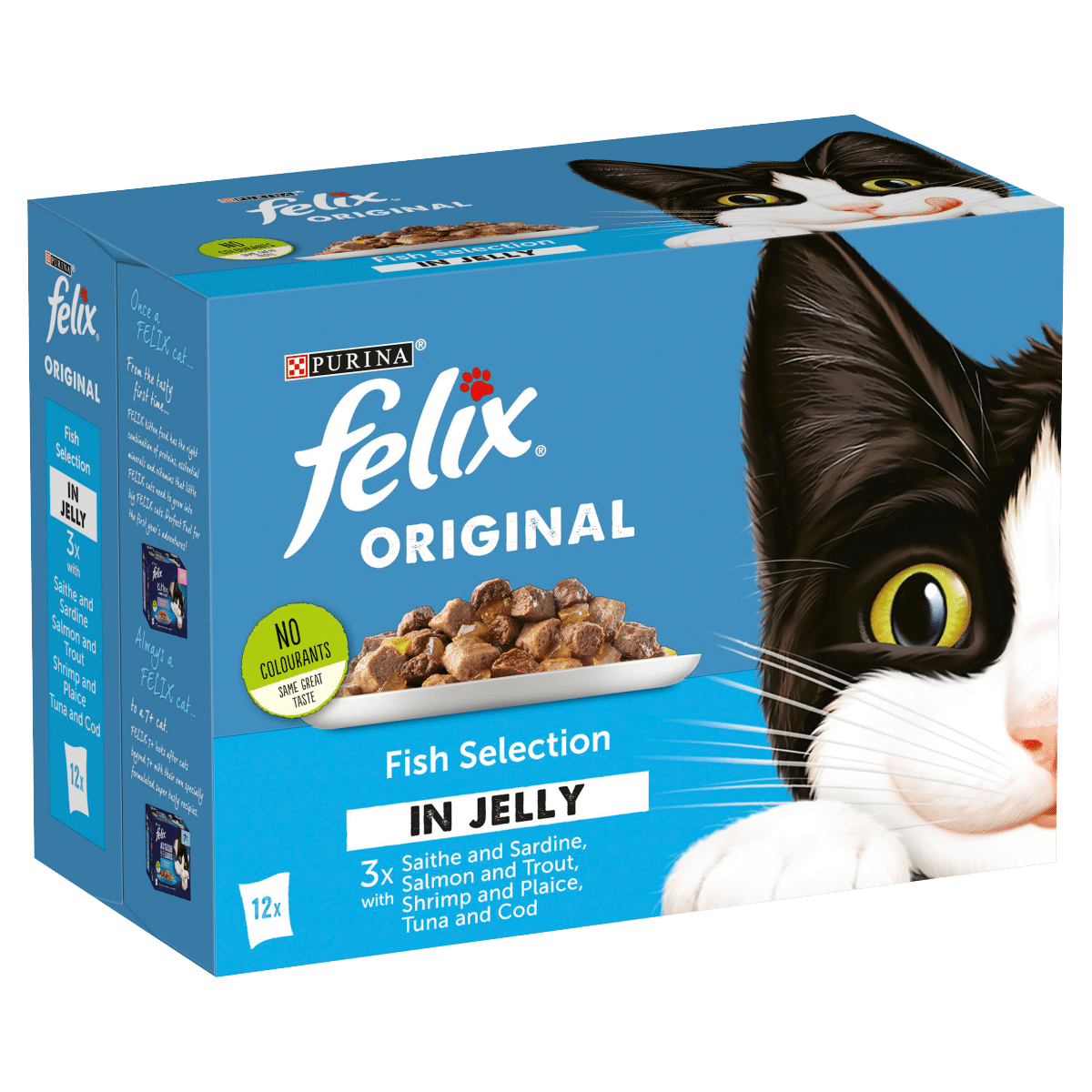 FELIX Fish Selection in Jelly Wet Cat Food 12 x 100g