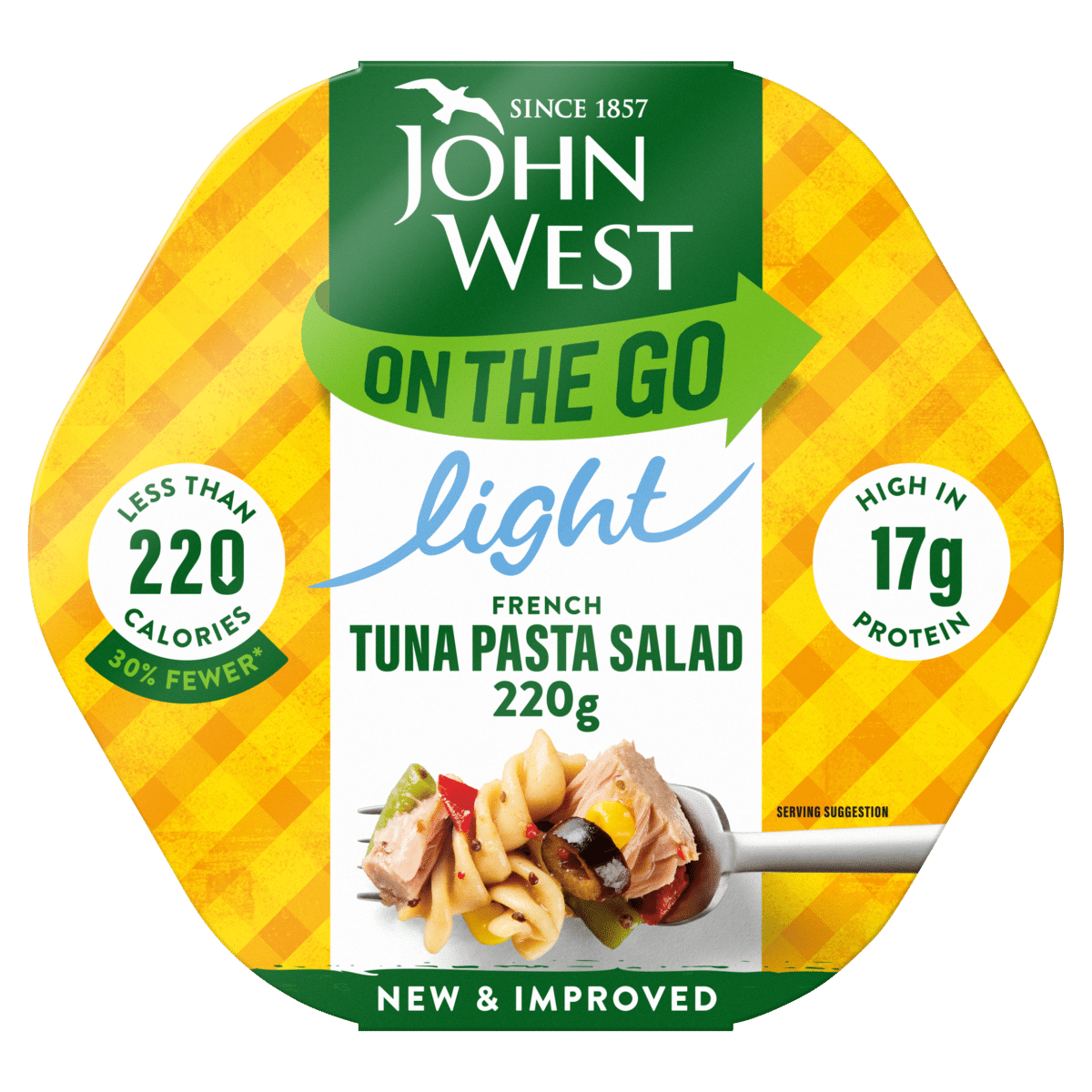 John West Light French Tuna Pasta Salad 220g