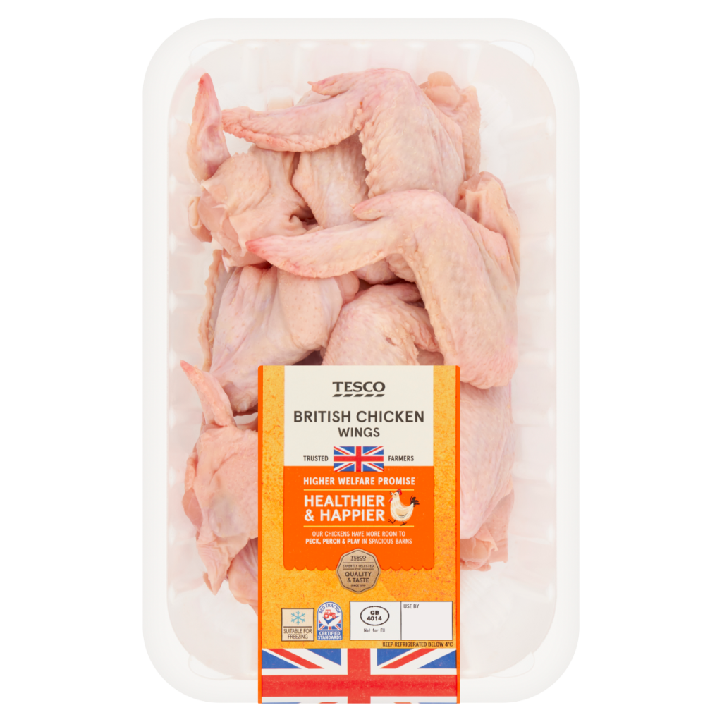 Tesco British Chicken Wings 1kg
