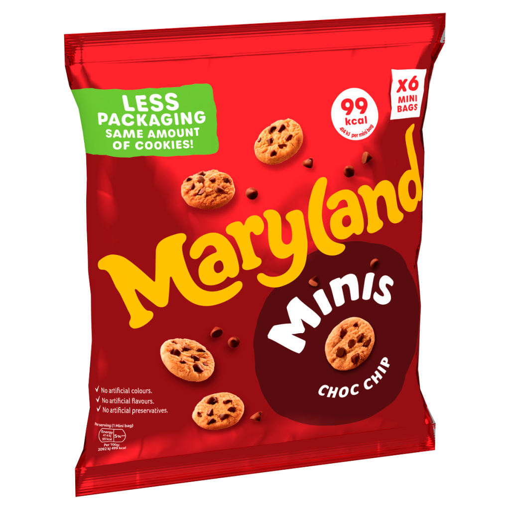 Maryland 6 Minis Choc Chip 118.8g