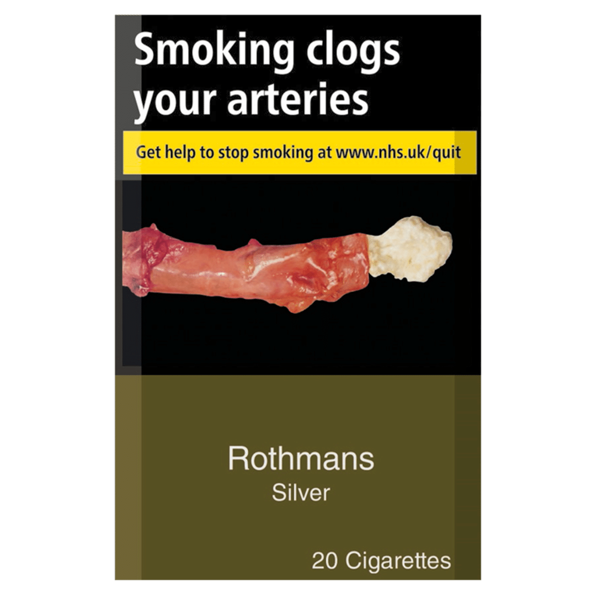 Rothmans Silver 20 Cigarettes