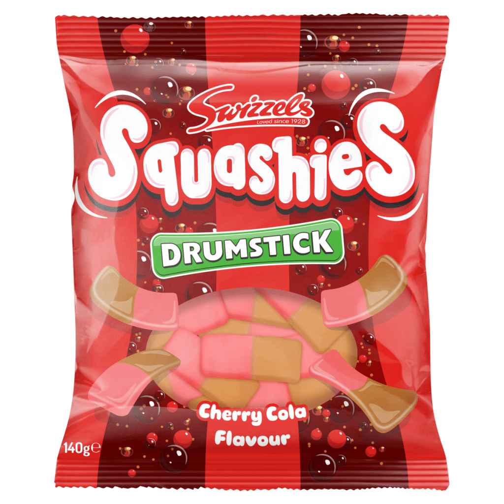 Swizzels Squashies Cherry Cola Flavour Drumstick 140g