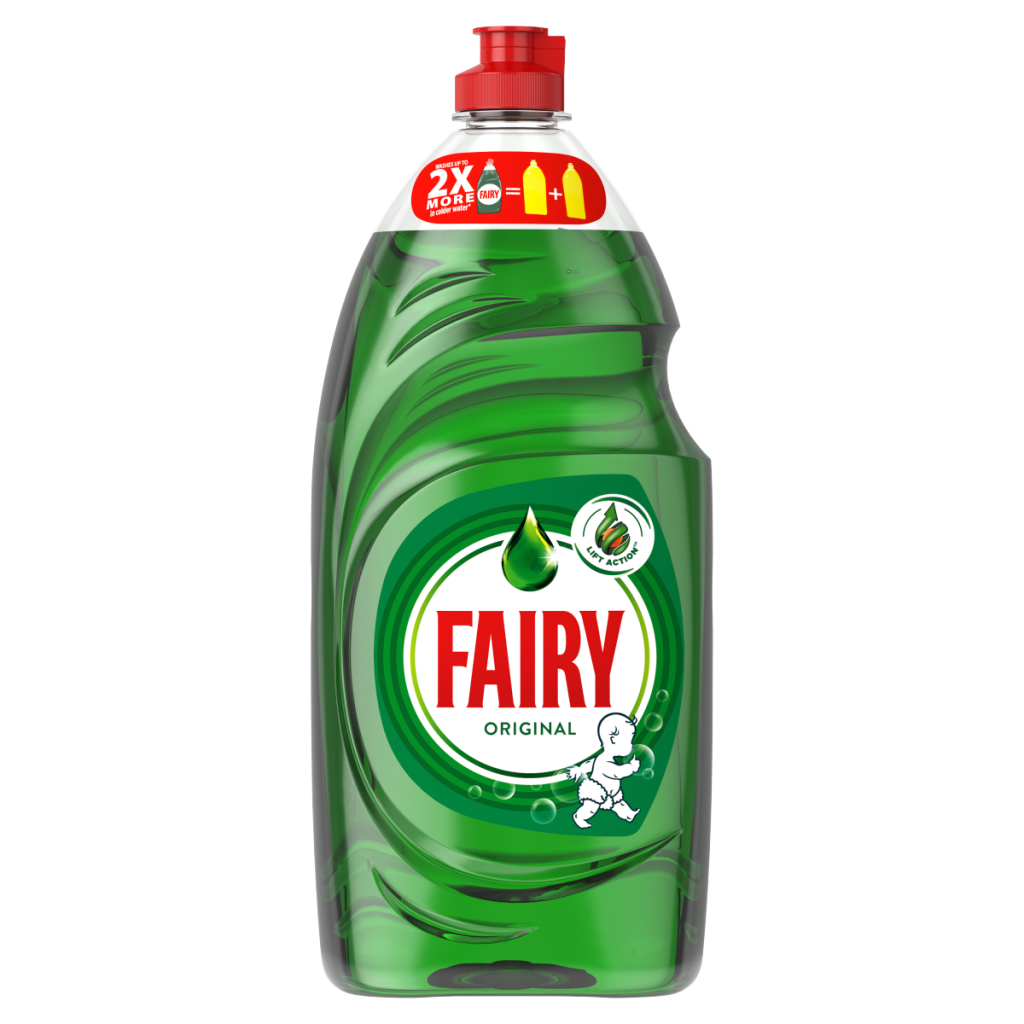 Fairy Original Washing Up Liquid Green with LiftAction 1015 ML