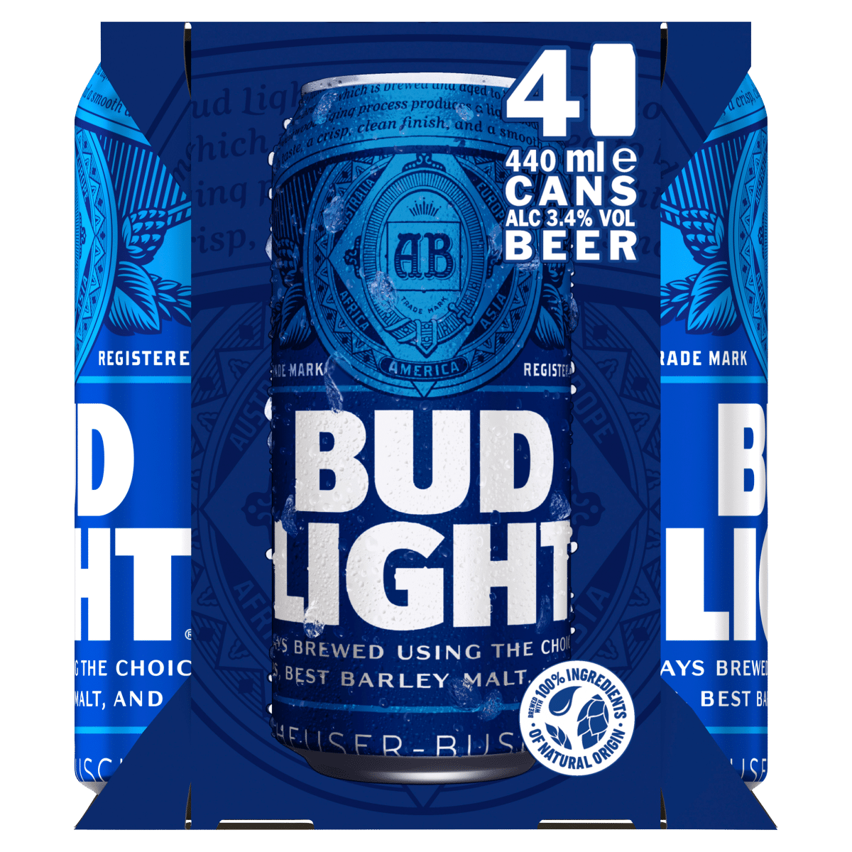 Bud Light Beer 4 x 440ml