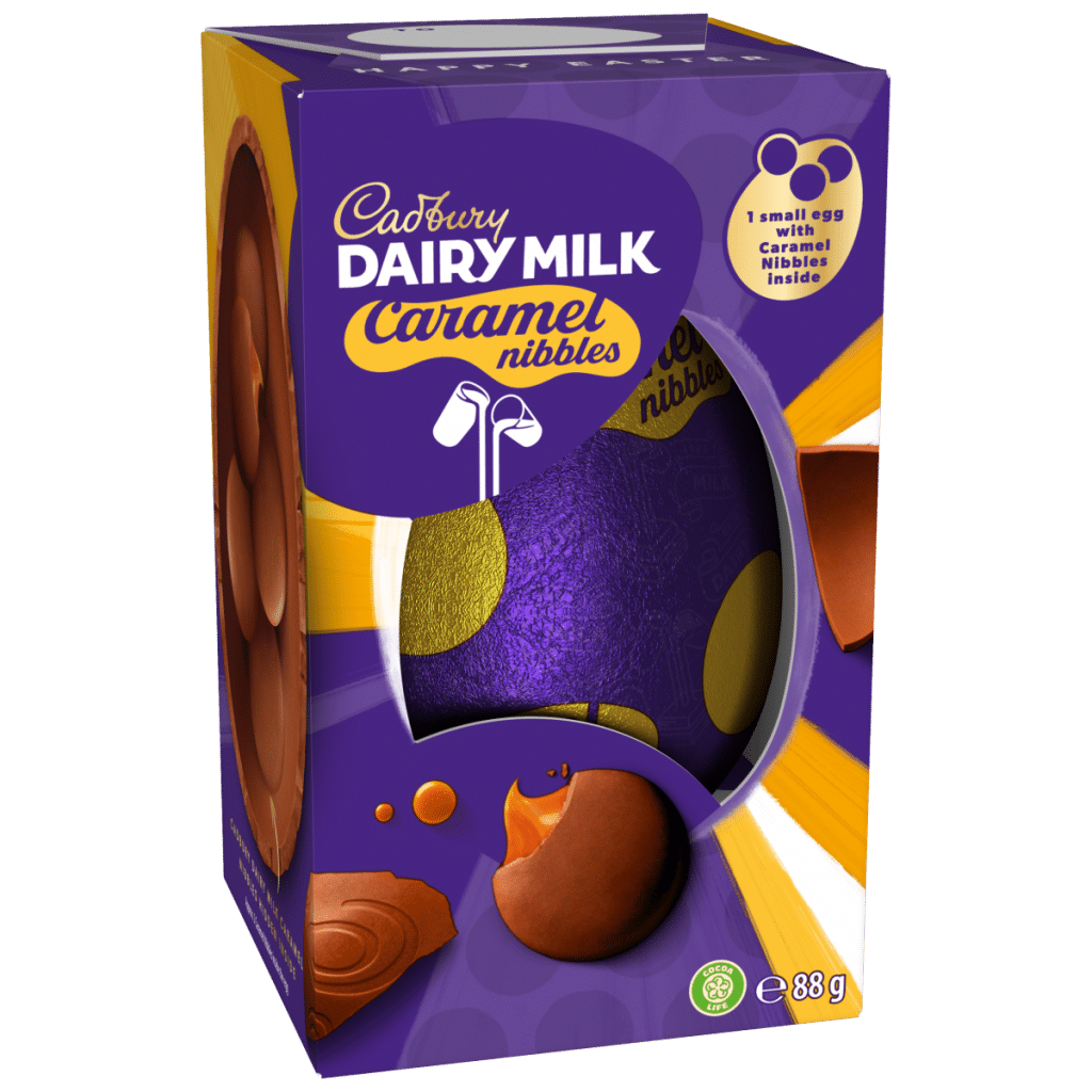 Cadbury Caramel Nibbles Chocolate Easter Egg 88 g