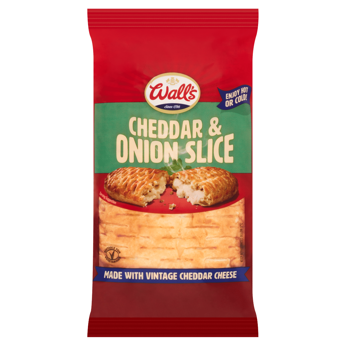Wall’s Cheddar & Onion Slice 180g