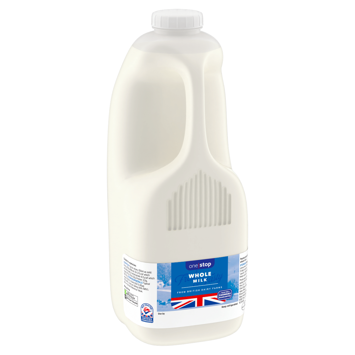 One Stop Whole Milk 2L