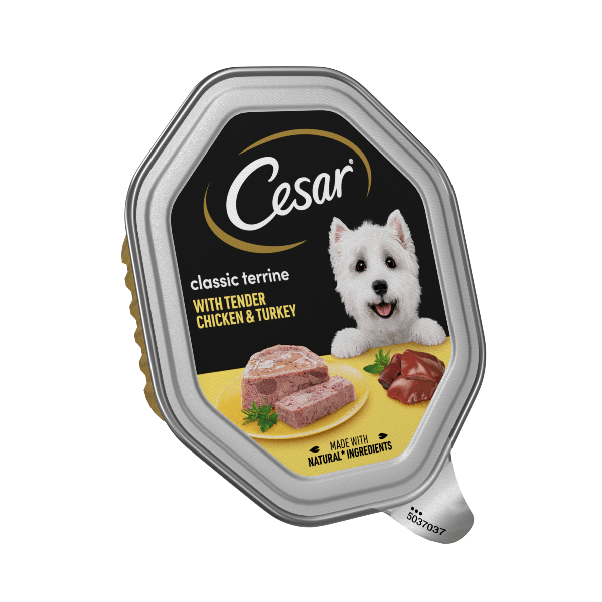 Cesar Classic Terrine Dog Food Tray Chicken & Turkey in Loaf 150g