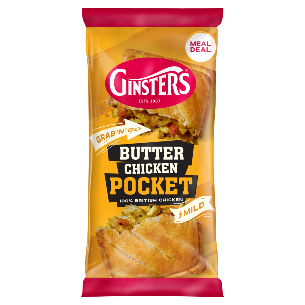 Ginsters Butter Chicken Pocket 100g