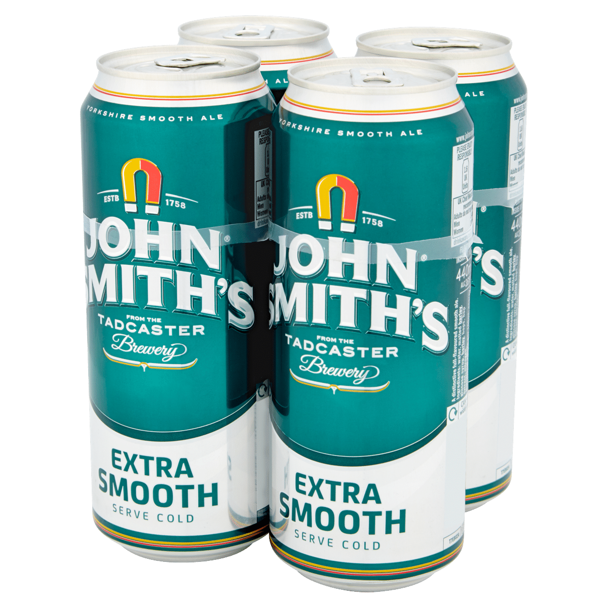 John Smith’s Extra Smooth Ale 4 x 440ml Cans