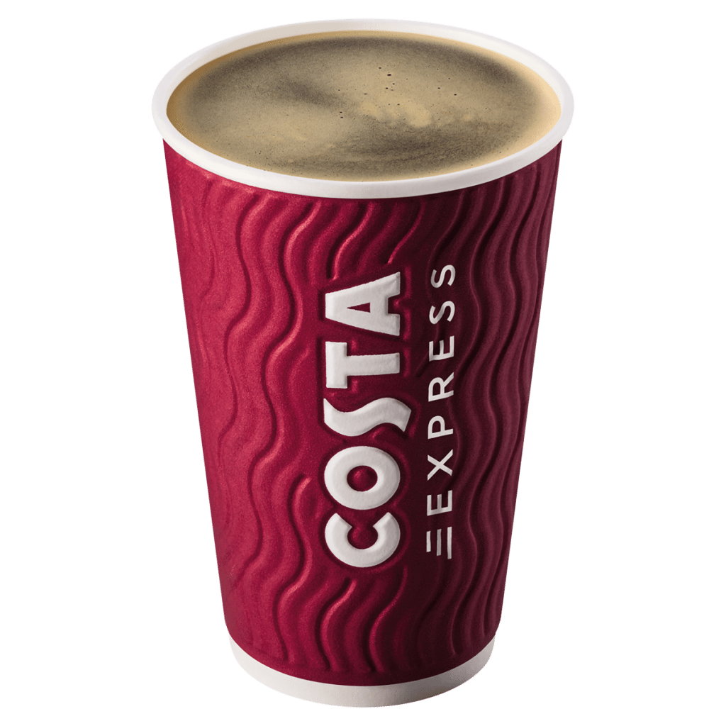 Costa Coffee Regular Black Americano + Syrup 340ml