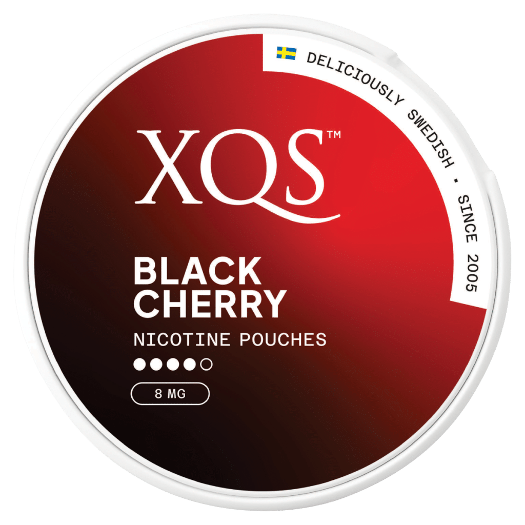 XQS 20 Black Cherry Nicotine Pouches 8mg