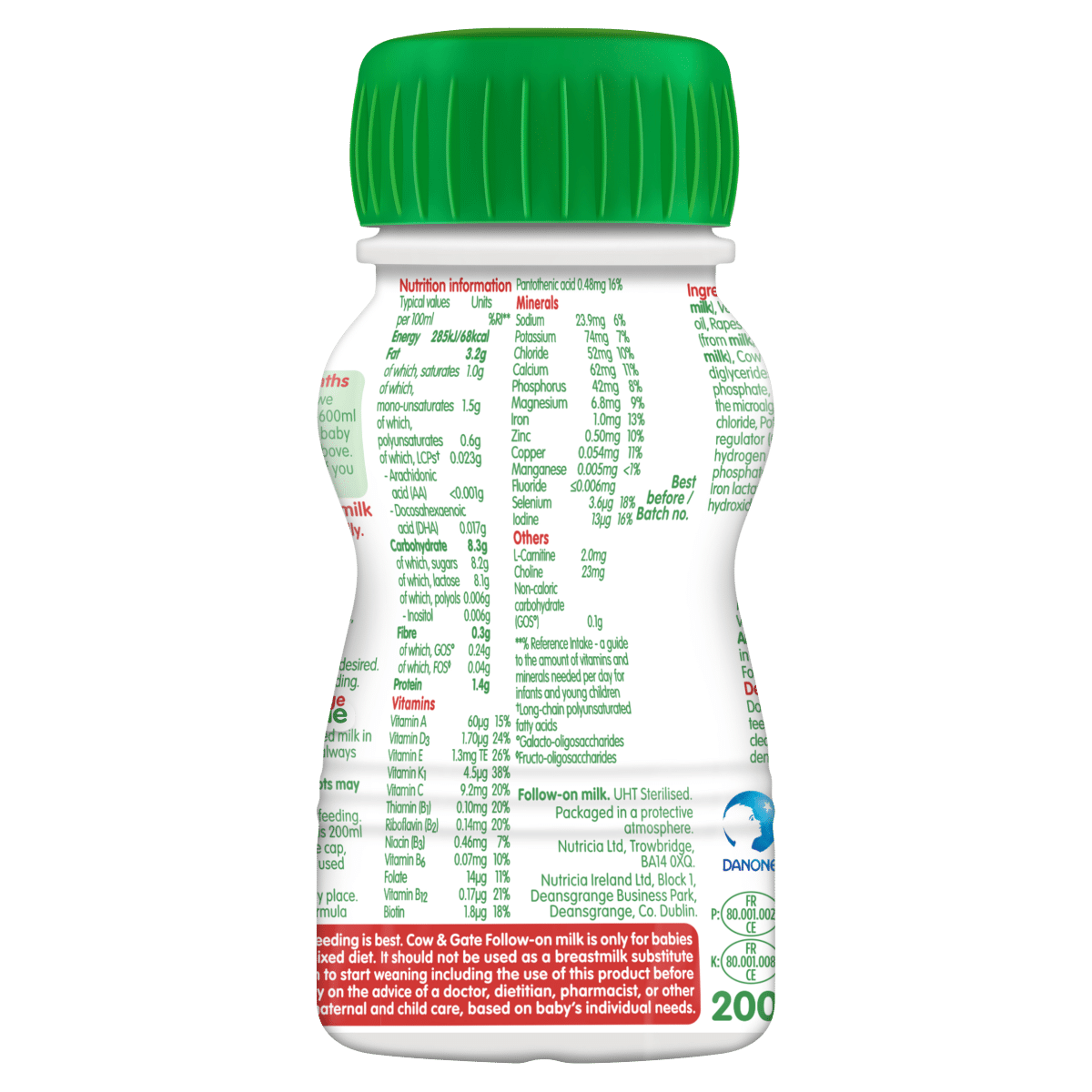 Cow & Gate 2 Follow-On Milk from 6 Months 200ml