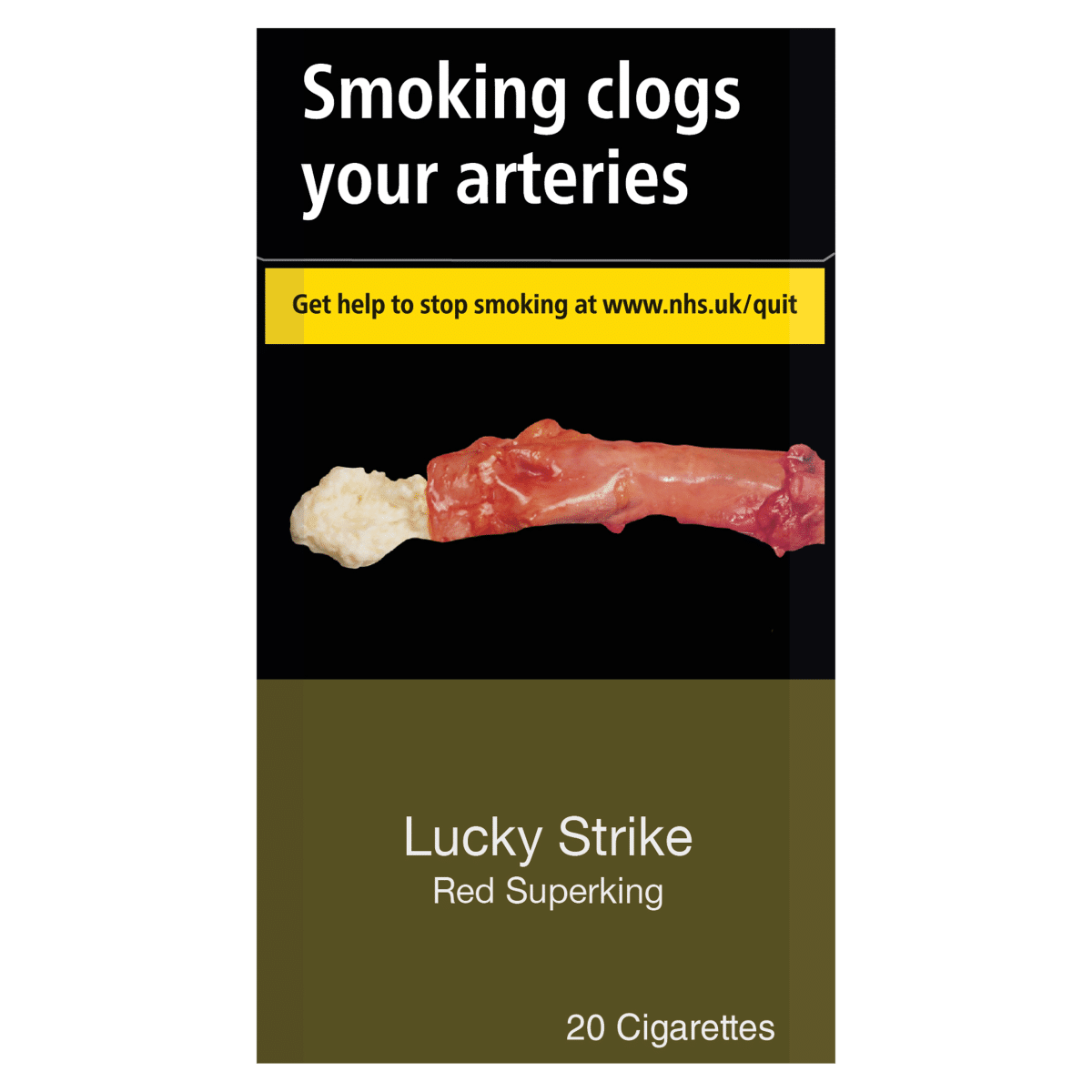 Lucky Strike Red Superking 20 Cigarettes