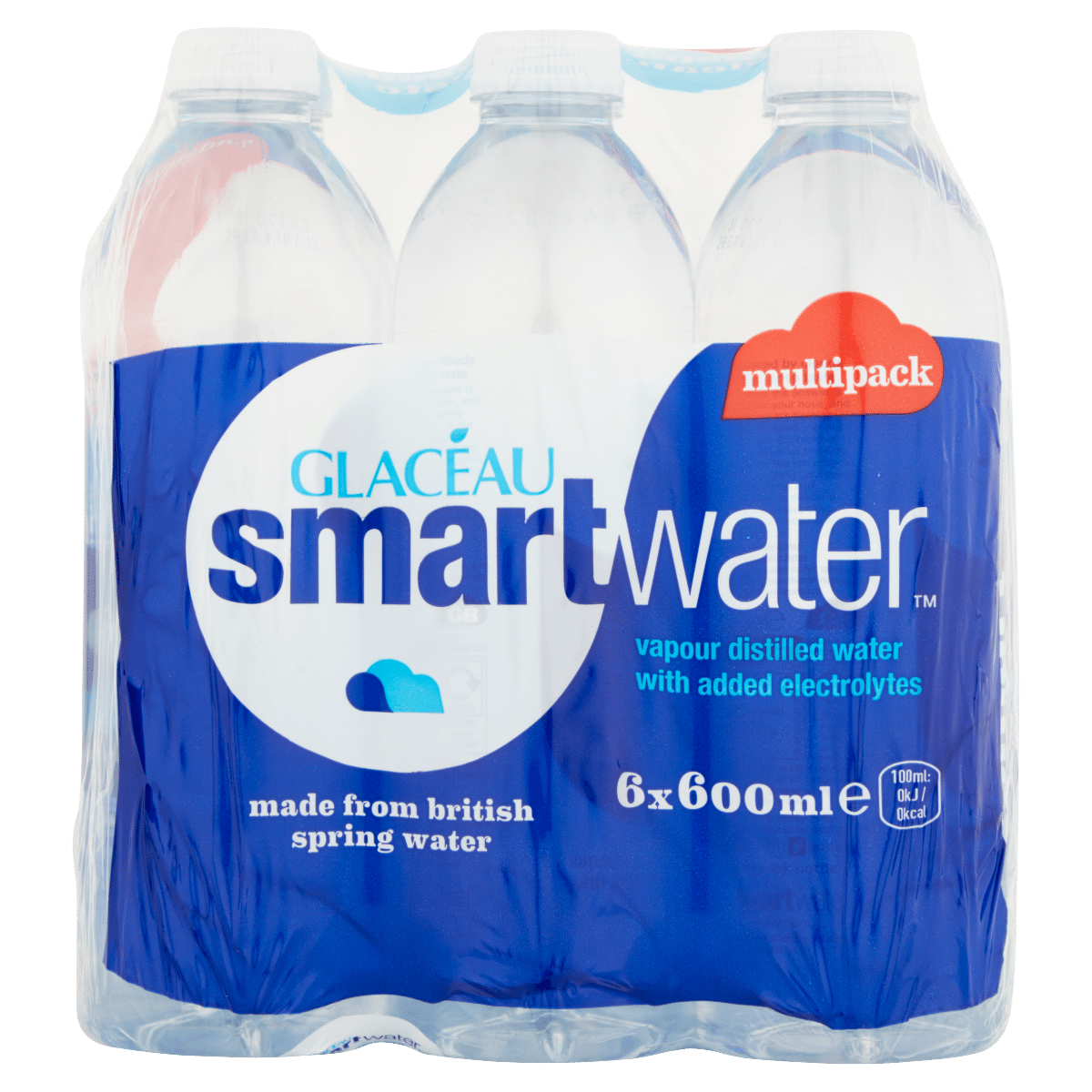 Glacéau Smartwater Still 6 x 600ml