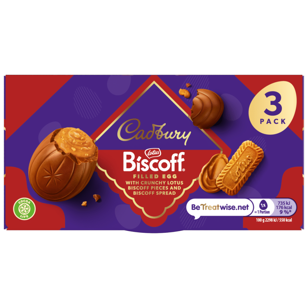 Cadbury Biscoff Egg 3 pack 96 g