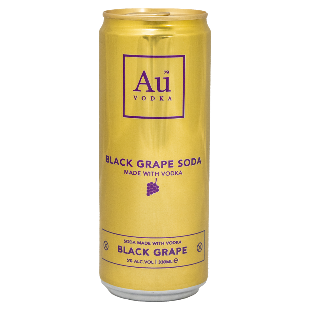 Au Vodka Black Grape Soda 330ml