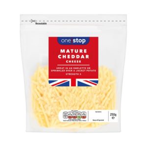 One Stop Grated Mature Cheddar Cheese