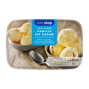 One Stop Soft Scoop Vanilla Ice Cream