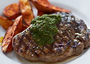 Posh Steak & Sweet Potato Fries